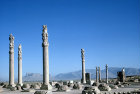 Iran, formerly Persia, Persepolis, capital of the Achaemenid Empire, the Apadana, or audience hall, palace of Darius I, begun 515 BC